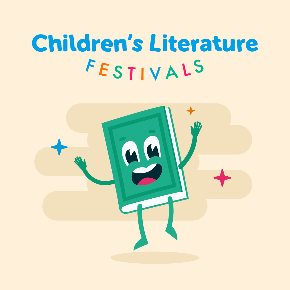 Illustration-based designs for posters, banners, and social media promoting the festival. Illustrated by Creative Footing.