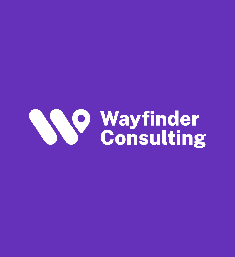 Logo Design for Wayfinder Consulting a business consultant based in Newcastle